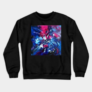 Authentic Spontaneity - abstract expressionism Crewneck Sweatshirt